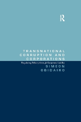 Transnational Corruption and Corporations - Simeon Obidairo