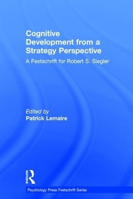 Cognitive Development from a Strategy Perspective - 