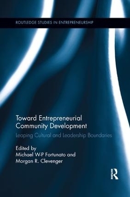 Toward Entrepreneurial Community Development - 