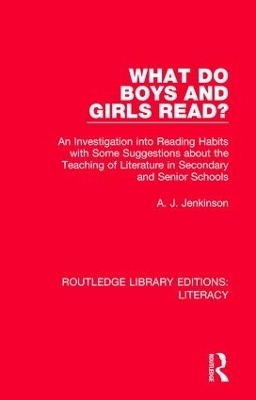 What do Boys and Girls Read? - A. J. Jenkinson