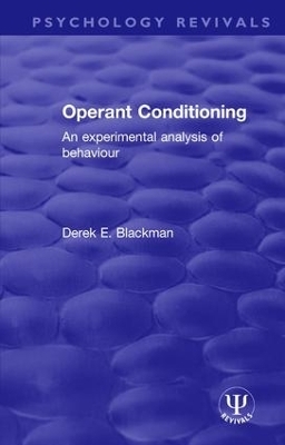 Operant Conditioning - Derek E. Blackman
