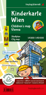 Kinderkarte Wien, 1:40.000, freytag & berndt