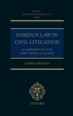 Foreign Law in Civil Litigation - Sofie Geeroms