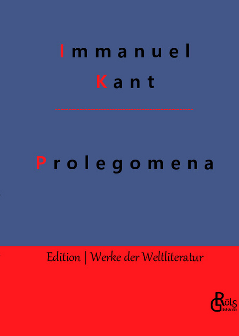 Prolegomena - Immanuel Kant