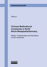 Chinese Multinational Companies in North Rhine-Westphalia/Germany - Zifeng Li