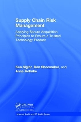 Supply Chain Risk Management - Ken Sigler, Dan Shoemaker, Anne Kohnke