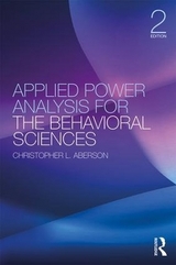 Applied Power Analysis for the Behavioral Sciences - Aberson, Christopher L.