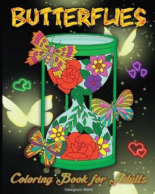 Butterflies Coloring Book for Adults -  Yunaizar88