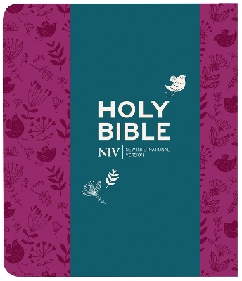 NIV Journalling Plum Soft-tone Bible with Clasp - New International Version