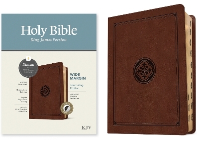 KJV Wide Margin Bible, Filament Edition, Dark Brown -  Tyndale