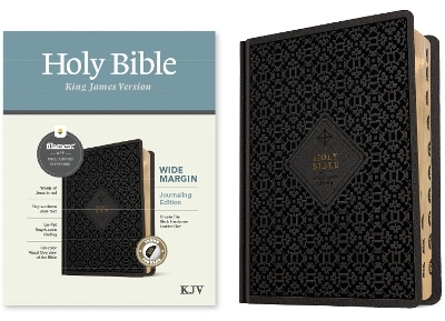 KJV Wide Margin Bible, Filament Enabled Edition, Black Tile -  Tyndale