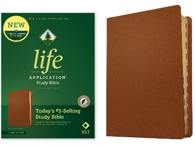 NLT Life Application Study Bible, Third Edition, Brown -  Tyndale