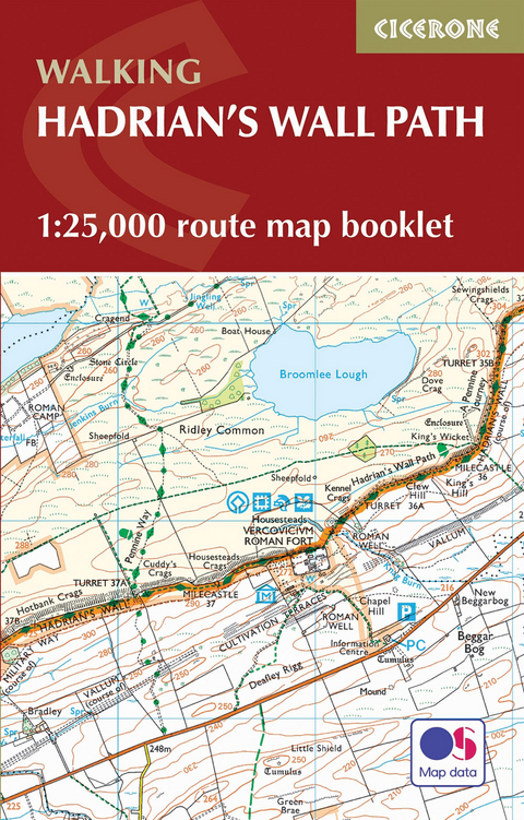 Hadrian's Wall Path Map Booklet - Mark Richards