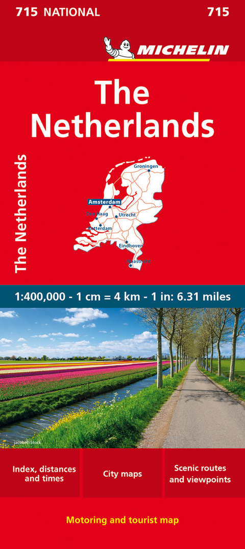 The Netherlands - Michelin National Map 715 -  Michelin