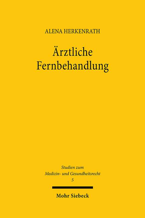 Ärztliche Fernbehandlung - Alena Herkenrath