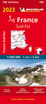 Southeastern France 2023 - Michelin National Map 709 - Michelin