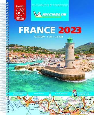 France 2023 -Tourist & Motoring Atlas A4 Laminated Spiral -  Michelin