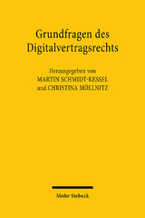 Grundfragen des Digitalvertragsrechts - 