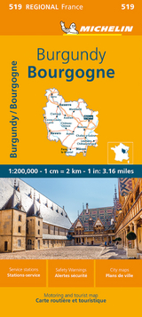Burgundy - Michelin Regional Map 519 - Michelin