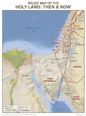 Relief Map of the Holy Land - Rose Publishing