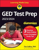 GED Test Prep 2023 / 2024 For Dummies - Collins, Tim