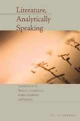 Literature, Analytically Speaking - Swirski, Peter