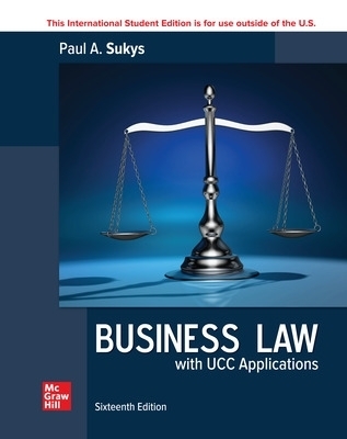 Business Law with UCC Applications ISE - Paul Sukys