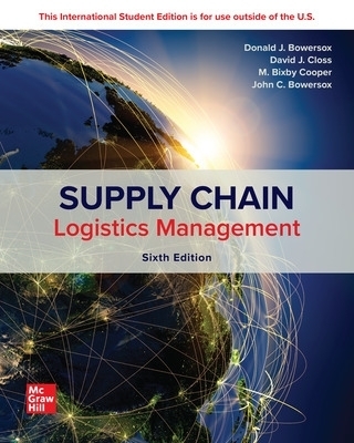 Supply Chain Logistics Management ISE - Donald Bowersox, David Closs, M. Bixby Cooper