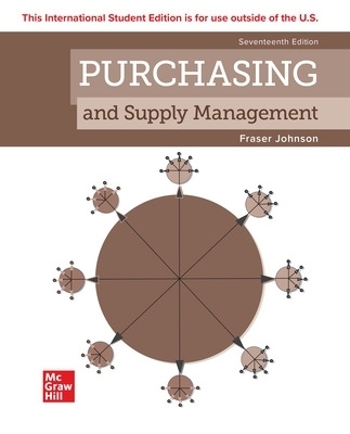 Purchasing and Supply Management ISE - P. Fraser Johnson, Anna Flynn