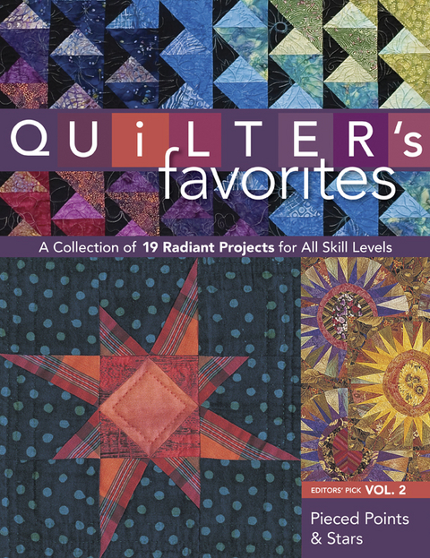 Quilter's Favorites--Pieced Points & Stars -  C&  t Publishing