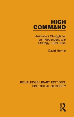 High Command - David Horner