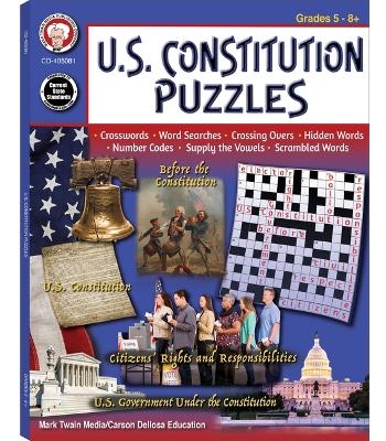 U.S. Constitution Puzzles Workbook, Grades 5 - 12 -  Cheyney