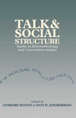 Talk and Social Structure - 