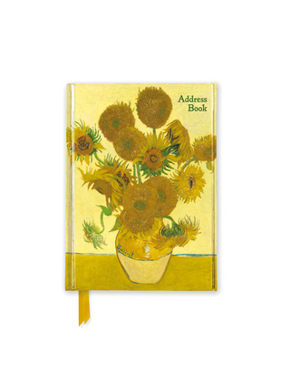 National Gallery: Sunflowers (Address Book) - Flame Tree Studio