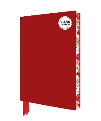 Red Blank Artisan Notebook (Flame Tree Journals) - 