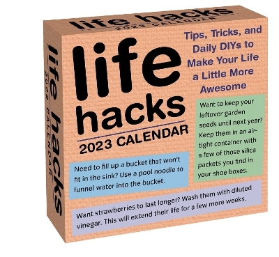 Life Hacks 2023 Day-to-Day Calendar - Keith Bradford,  1000lifehacks.com