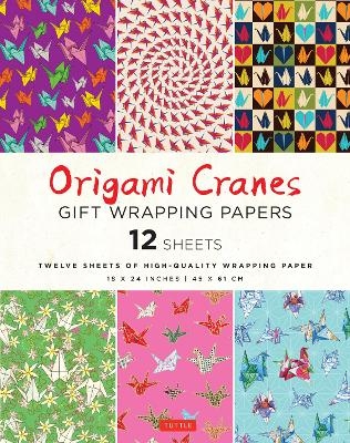 Origami Cranes Gift Wrapping Papers - 12 sheets - 