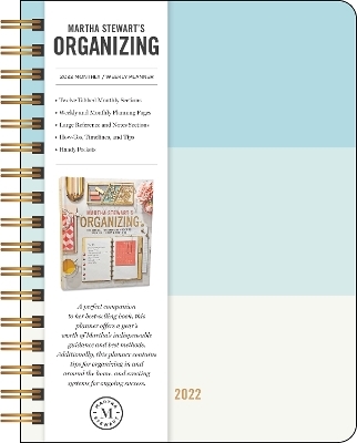 Martha Stewart's Organizing 2022 Monthly/Weekly Planner Calendar - Lp Martha Stewart Living Omnimedia