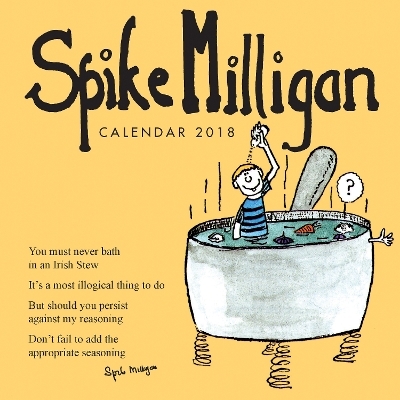 Spike Milligan - mini wall calendar 2018 (Art Calendar) - 