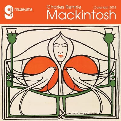 Glasgow Museums - Charles Rennie Mackintosh Wall Calendar 2018 (Art Calendar) - 