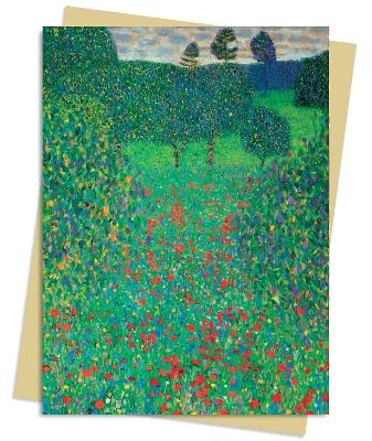 Gustav Klimt: Poppy Field Greeting Card Pack - 