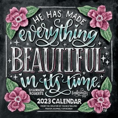 Shannon Roberts' Chalk Art Scripture 2023 Wall Calendar - Shannon Roberts