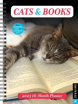 Cats & Books 2023 16-Month Planner -  Universe Publishing