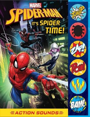 Marvel Spider-Man: It's Spider Time! Action Sounds Sound Book -  Pi Kids