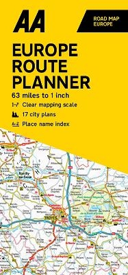 AA Road Map European Route Planner