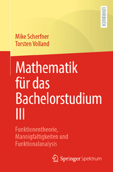 Mathematik für das Bachelorstudium III - Mike Scherfner, Torsten Volland