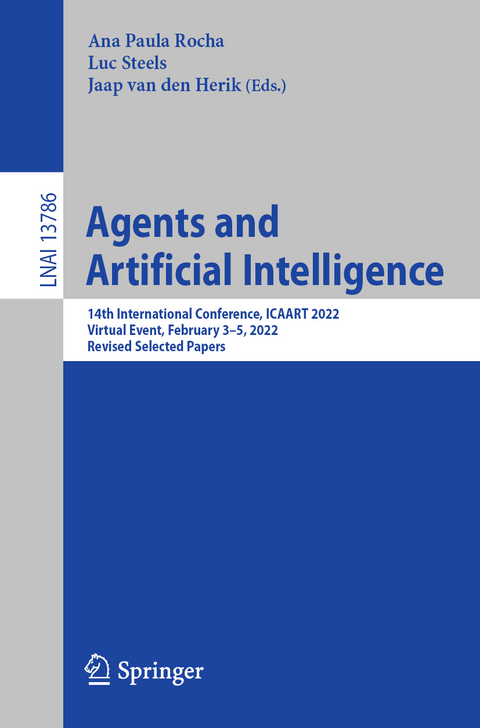 Agents and Artificial Intelligence - 