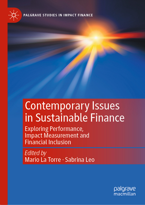 Contemporary Issues in Sustainable Finance - 