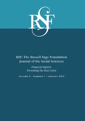 Rsf: The Russell Sage Foundation Journal of the Social Sciences - 