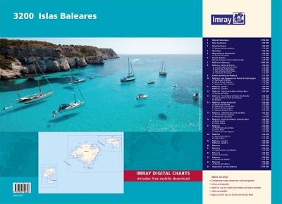 3200 Islas Baleares Chart Pack Wiro Bound -  Imray